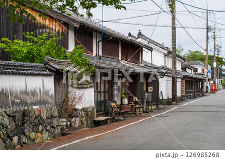 《山口県》萩城城下町の歴史的な町並み 126985268