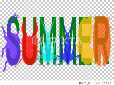Letter design_SUMMER Letter design_SUMMER 126986351