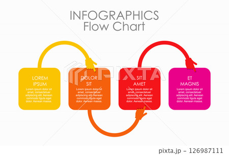 Infographic design template with place for your data. Vector illustration. 126987111