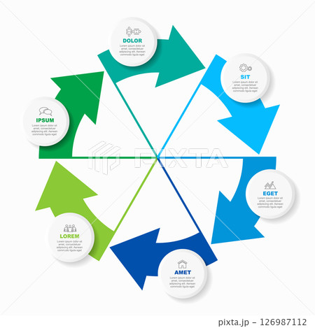 Infographic design template with place for your data. Vector illustration. Infographic design template with place for your data. Vector illustration. 126987112