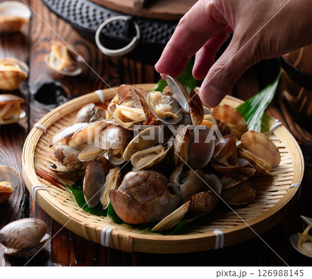 あさり ( ボイル済のあさり ) あさり ( ボイル済のあさり ) 126988145