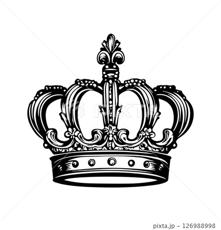 Majestic Crown Royalty Power and Leadership Symbol 126988998