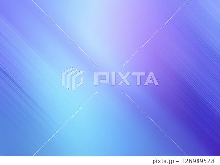 青と水色と紫のグラデーション　斜めストライプ 126989528