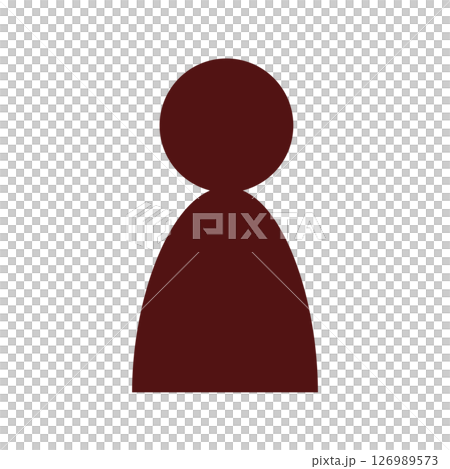 人物圖示:棕色 人物圖示:棕色 126989573