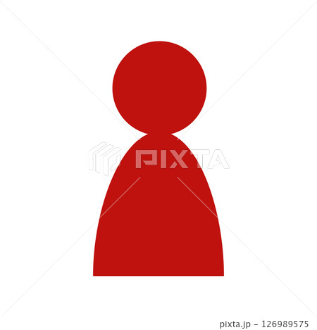 人物アイコン:赤 人物アイコン:赤 126989575