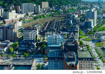 門司港レトロ展望室からの眺め 門司港駅 門司港レトロ展望室からの眺め 門司港駅 126990466