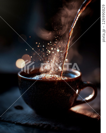 ゆったりとコーヒーブレイク 126990829