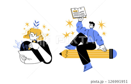 Creative Inspiration and Artistic Expression in the World of Illustration and Design 126991951