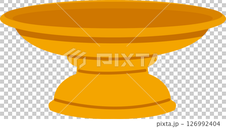 thai traditional golden phan tray for buddhism ceremony. thai traditional golden phan tray for buddhism ceremony. 126992404