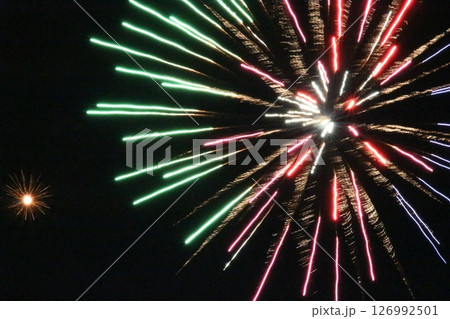 関西の花火大会　いたみ花火大会　兵庫県　伊丹空港 126992501