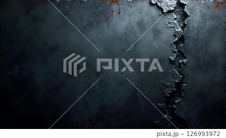 Dark Cracked Metal Texture Background Dark Cracked Metal Texture Background 126993972