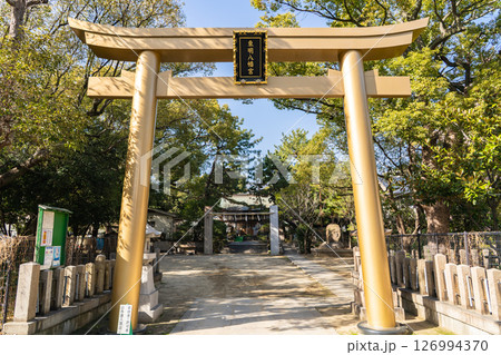 東明八幡神社(東明八幡さん)鳥居(厄除息災・願望成就の神) 神戸市東灘区御影塚町 東明八幡神社(東明八幡さん)鳥居(厄除息災・願望成就の神) 神戸市東灘区御影塚町 126994370