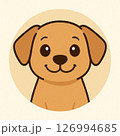 ほっこり癒し系わんこイラスト 126994685