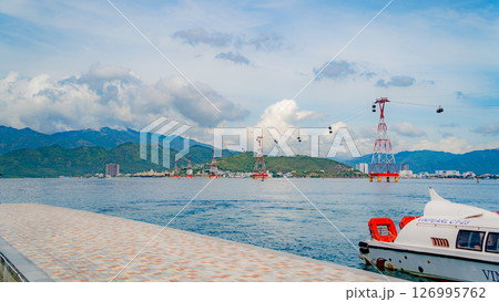 An island with an amusement park. An island with an amusement park. 126995762