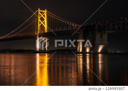 《香川県》瀬戸大橋・ライトアップ 126995807