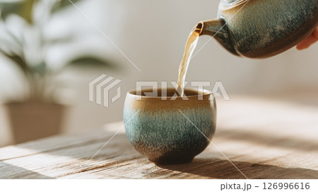 Slow living and mindful everyday moments 126996616