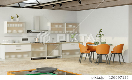 White Kitchen Orange Bar Stools White Kitchen Orange Bar Stools 126997133