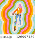 Girl Electric Scooter 126997329