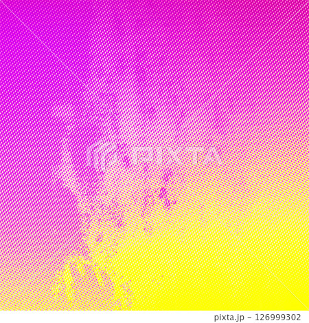 Pink and yellow mixed gradient square background and illustration. Backdrop, Simple Design for your ideas, Best suitable for Ad, poster, banner, sale, celebrations and various design works 126999302