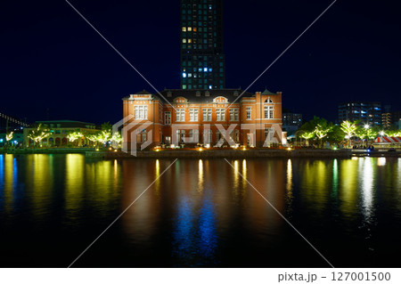 門司港レトロ 旧門司税関 ライトアップ 夜景 日本新三大夜景 門司港レトロ 旧門司税関 ライトアップ 夜景 日本新三大夜景 127001500