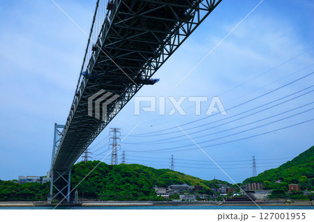 関門橋と青空 関門橋と青空 127001955