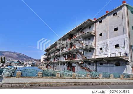 北海道小樽市　北運河の風景 127001981