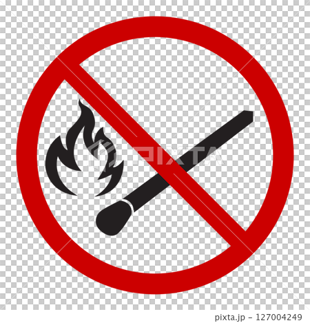No fire sign No fire sign 127004249