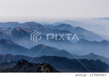 Majestic West Sea Grand Canyon at Huangshan or Yellow Mountain, popular tourism landmark in China Majestic West Sea Grand Canyon at Huangshan or Yellow Mountain, popular tourism landmark in China 127004267