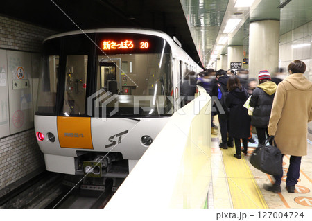 ［T］札幌市営地下鉄東西線8000形電車（宮の沢⇔新さっぽろ） 127004724