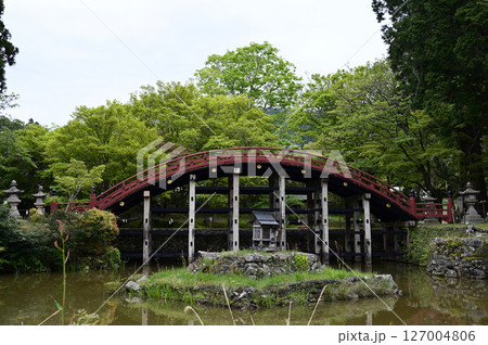 丹生都比売神社の参道の橋 丹生都比売神社の参道の橋 127004806