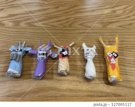 子供　工作　図工　人形　手作り　アニメ　ユーチューブ　YouTube  キャラクター 127005117