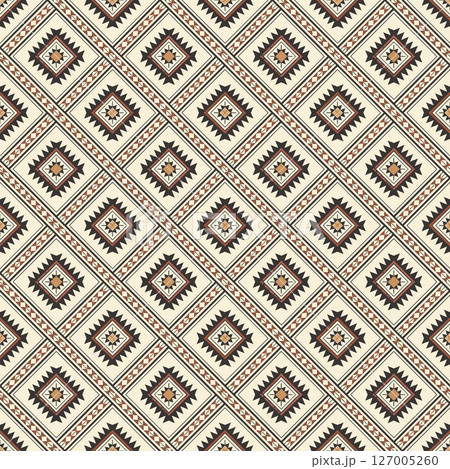 seamless pattern with geometric shapes, vector illustration 127005260