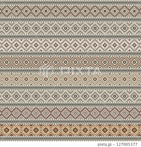 seamless pattern with geometric shapes, vector illustration 127005377
