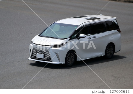 白い高級ミニバン　イメージ 127005612