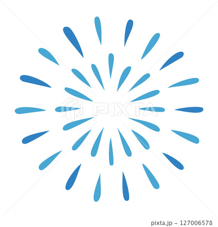 シンプルな花火のイラスト 127006578