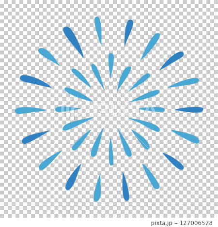 シンプルな花火のイラスト 127006578