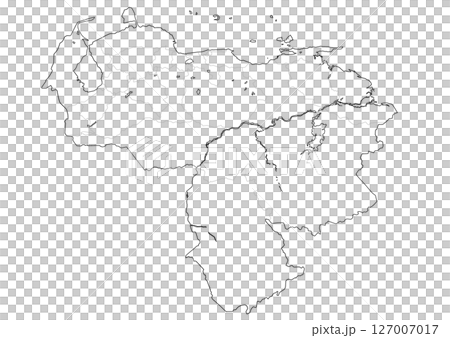 委內瑞拉空白地圖 委內瑞拉空白地圖 127007017