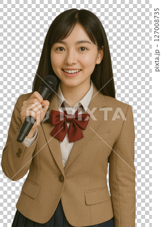 カラオケをする生徒 127008735