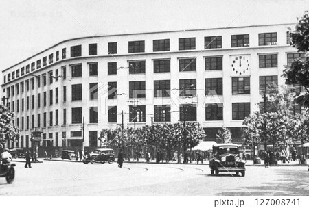 古写真 1932年 東京駅前 東京中央郵便局 古写真 1932年 東京駅前 東京中央郵便局 127008741