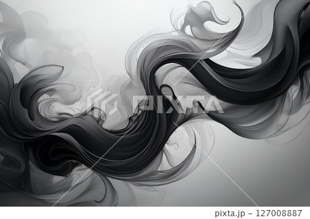 A black smoke trail 127008887