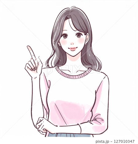 女性・女の子のイラスト素材 127010347