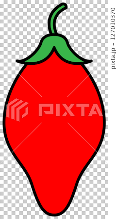 フラットカラーで描かれたとうもろこしのイラスト 127010370