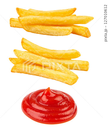 Golden French Fries with Ketchup 127010612
