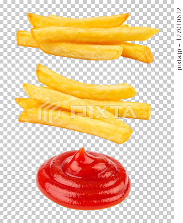 Golden French Fries with Ketchup 127010612