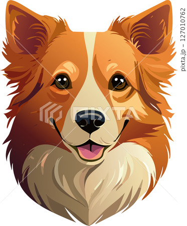 犬の顔 イラスト 犬の顔 イラスト 127010762
