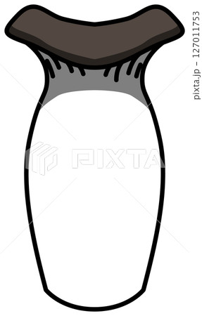 色付きの丸ごとエリンギのイラスト 127011753