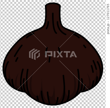 色付きの丸ごとにんにくのイラスト 色付きの丸ごとにんにくのイラスト 127011765