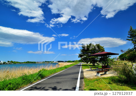 千葉県 手賀沼サイクリングロード 千葉県 手賀沼サイクリングロード 127012037