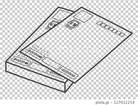 年賀状（宛名面） 127012258