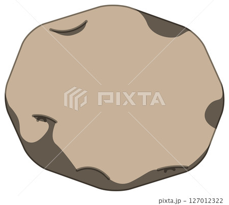 リアルな影付きじゃがいものベクターイラスト 127012322